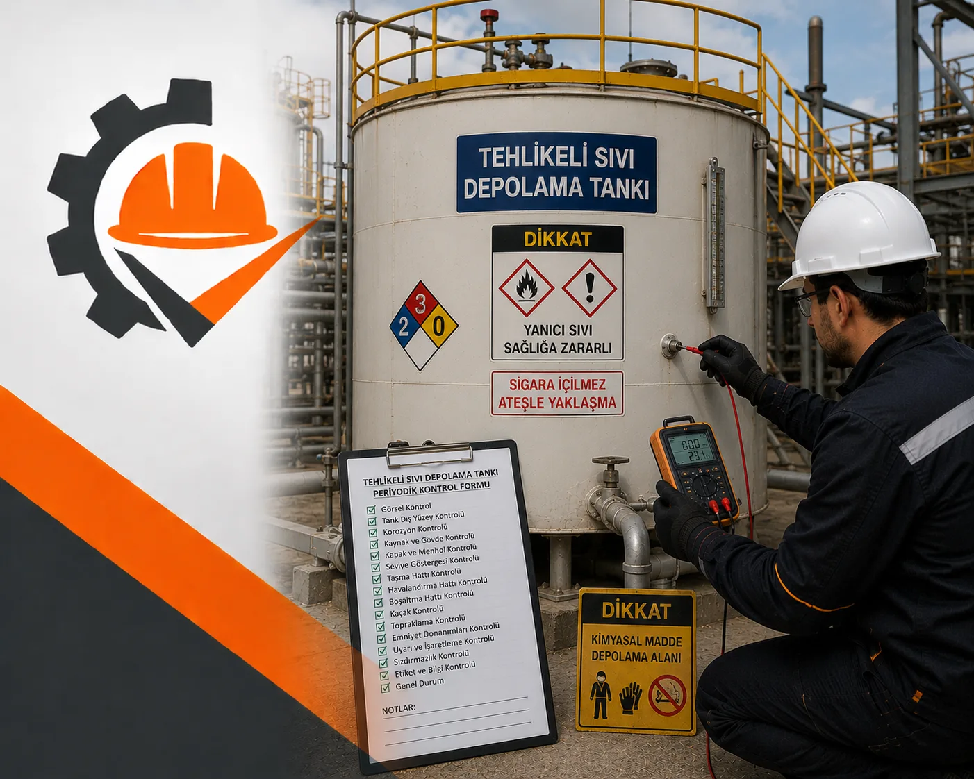 Tehlikeli Sıvı Depolama Tankı Periyodik Kontrolü